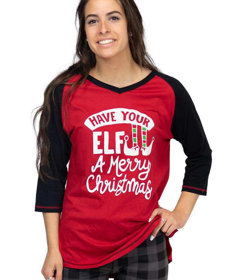 Have Your Elf A Merry Christmas Women's Tall Tee