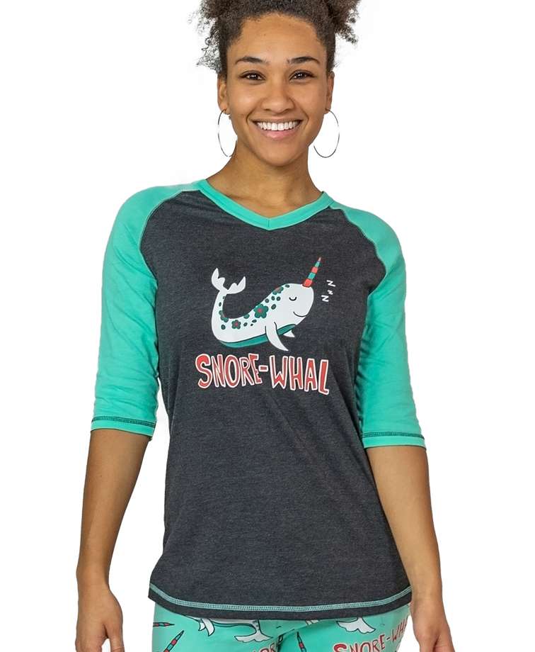 SnoreWhal Women's Narwhal Tall Tee