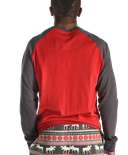 Moose Fair Isle Men's Long Sleeve PJ Tee