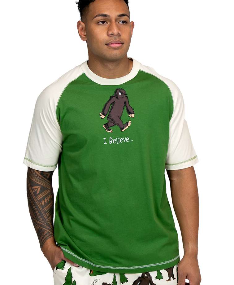 I Believe...Bigfoot Men's PJ Tee