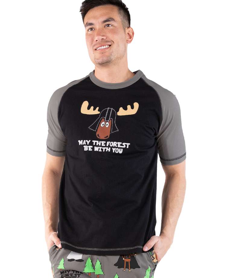 Forest Be With You Men's Moose PJ Tee