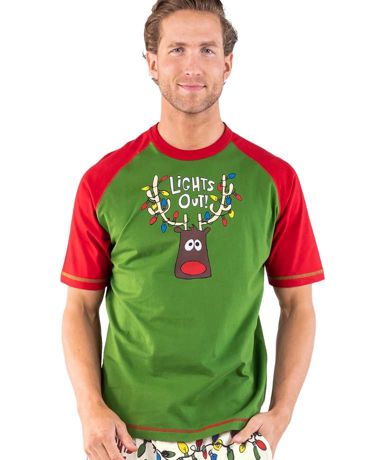Lights Out Men's PJ Tee