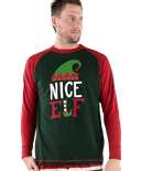 Nice Elf Long Sleeve PJ Tee