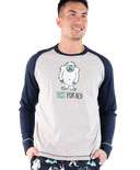 Yeti For Bed Men's Long Sleeve PJ Tee