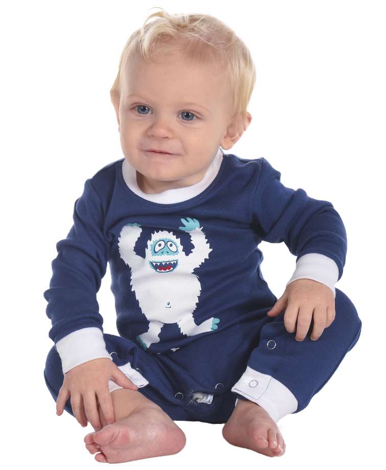 Yeti for Bed Infant Union Suit