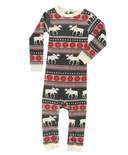 Moose Fair Isle Infant Union Suit