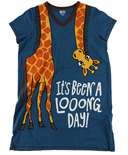 Long Day Giraffe Women's V-neck Nightshirt