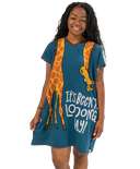 Long Day Giraffe Women's V-neck Nightshirt