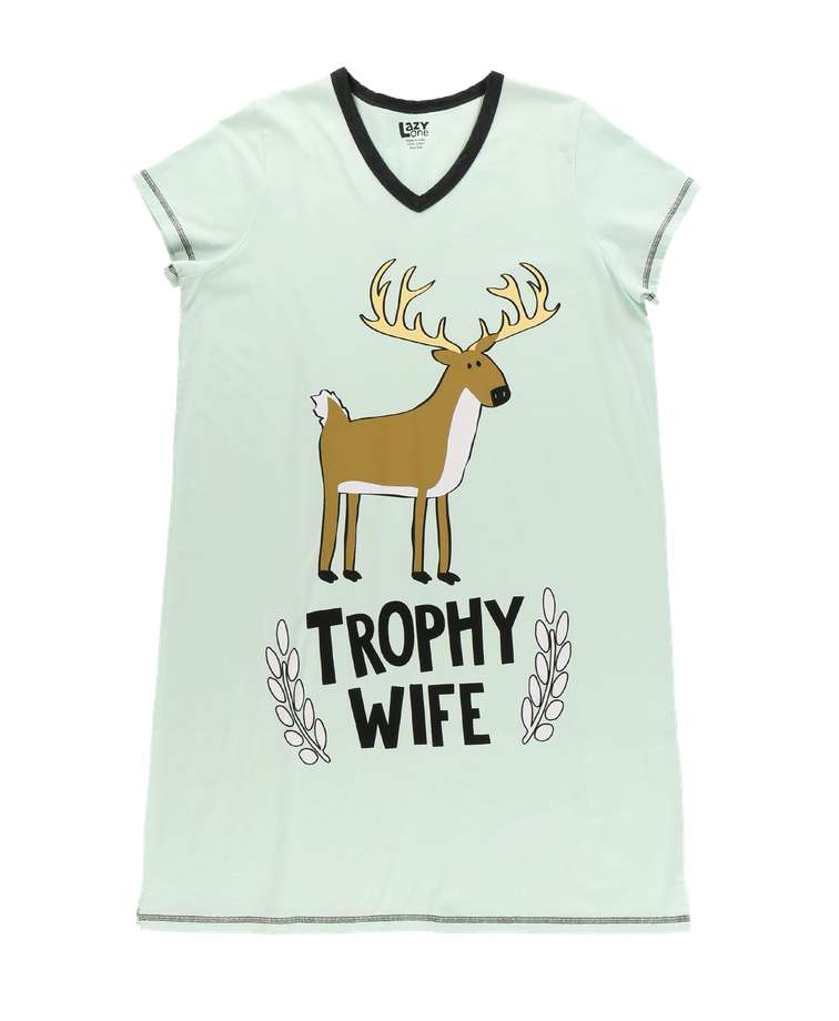 Trophy Wife V-Neck Nightshirt