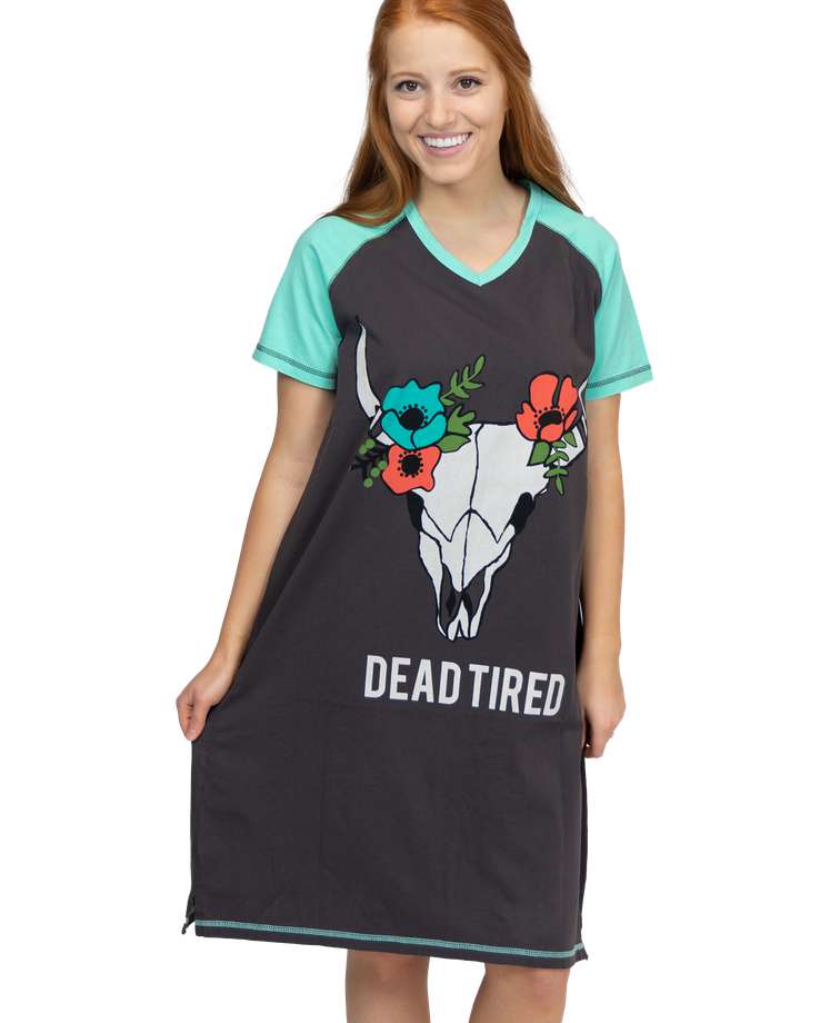 Dead Tired Women's South West V-Neck Nightshirt