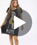 Mane Attraction Women's Horse V-Neck Nightshirt