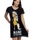 Mane Attraction Women's Horse V-Neck Nightshirt