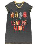 Leaf Me Alone Women's V-Neck Nightshirt