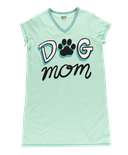 Dog Mom Women's V-Neck Nightshirt