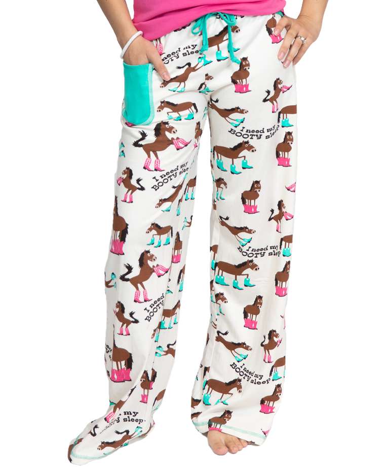 Need Booty Sleep Women's Horse Fitted Pant