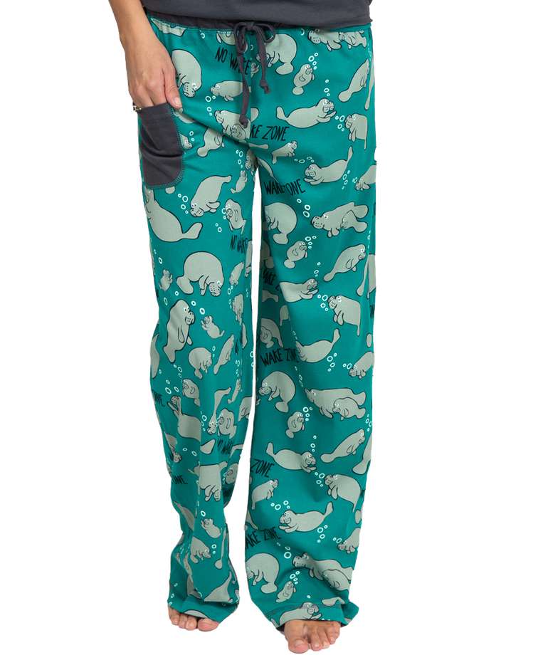 No Wake Zone Women's Manatee Fitted Pant