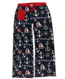 Drifting Off To Sleep Women's Nautical Fitted Pant