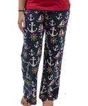 Drifting Off To Sleep Women's Nautical Fitted Pant