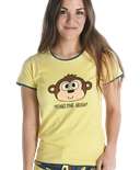 Monkeying Around Women's Fitted Tee