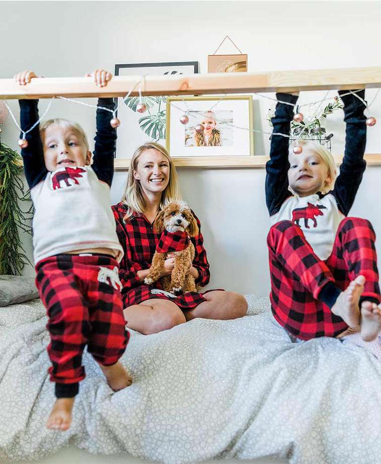 Moose Plaid Pajamas