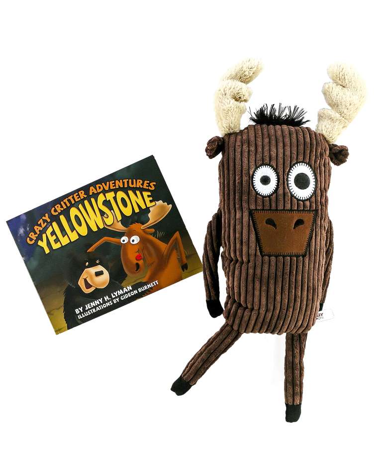 Critter Adventure Yellowstone Book Moose Critter Pet