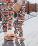 Moose Fair Isle Infant Union Suit