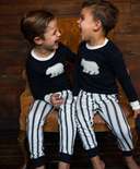 Ticking Bear Kid's Long Sleeve PJ's
