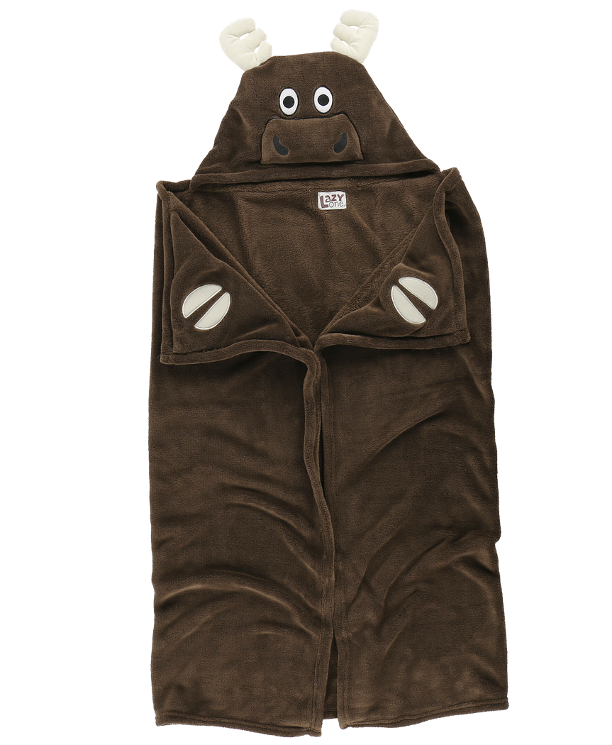 Moose Critter Blanket LazyOne