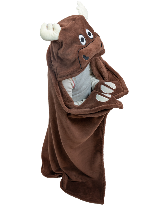 Moose Critter Blanket LazyOne