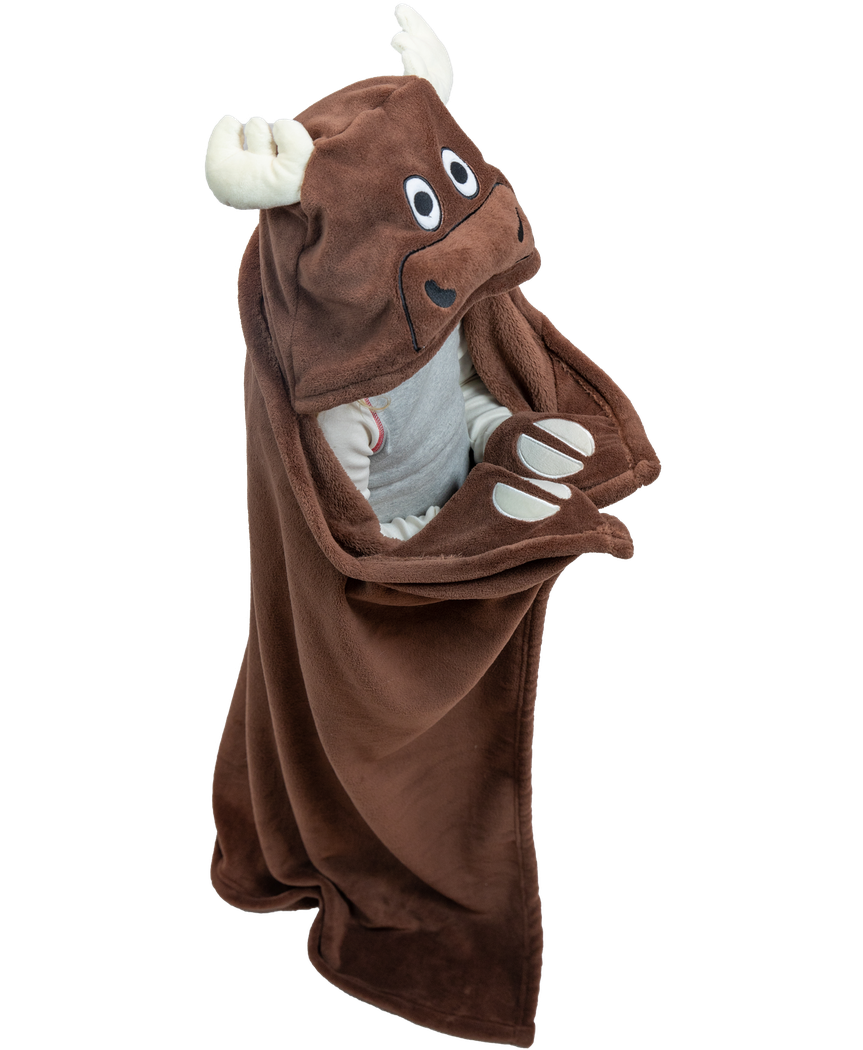 Moose Critter Blanket LazyOne