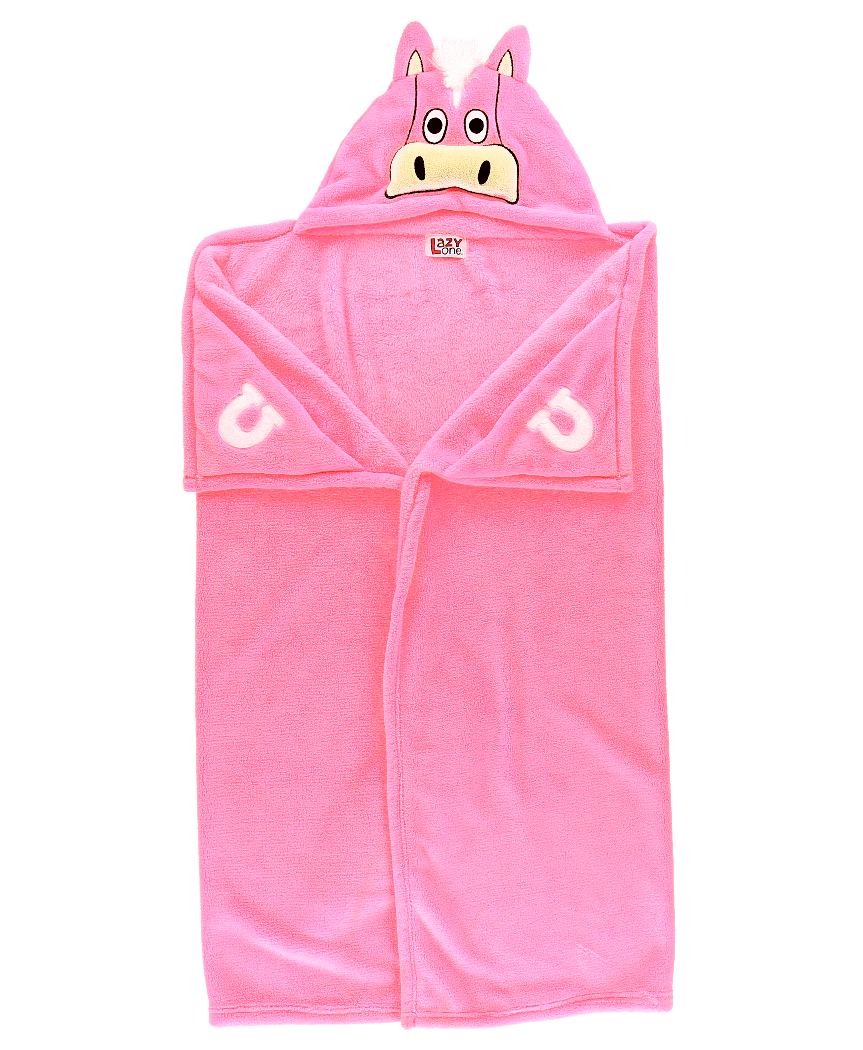 Pink Horse Critter Blanket LazyOne