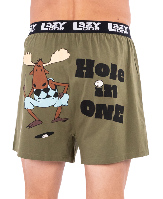 Hole In One Men's Funny Boxers