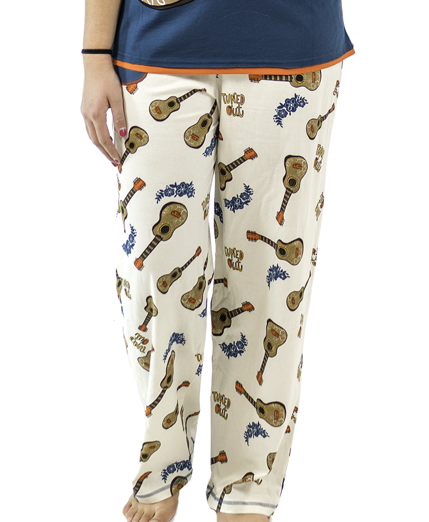 Tuned Out Guitar Women's Regular Fit Pant LazyOne
