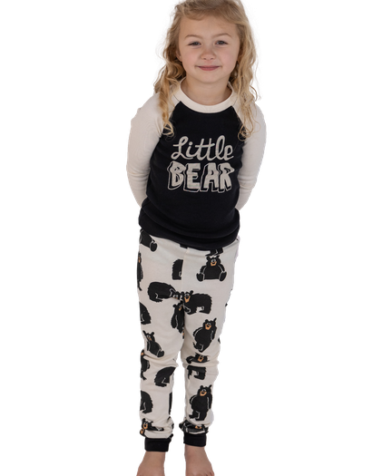 Girls Long Sleeve Pajama Set /"BEAR HUG BRAND NEW 2T 3T Lazy One 4T