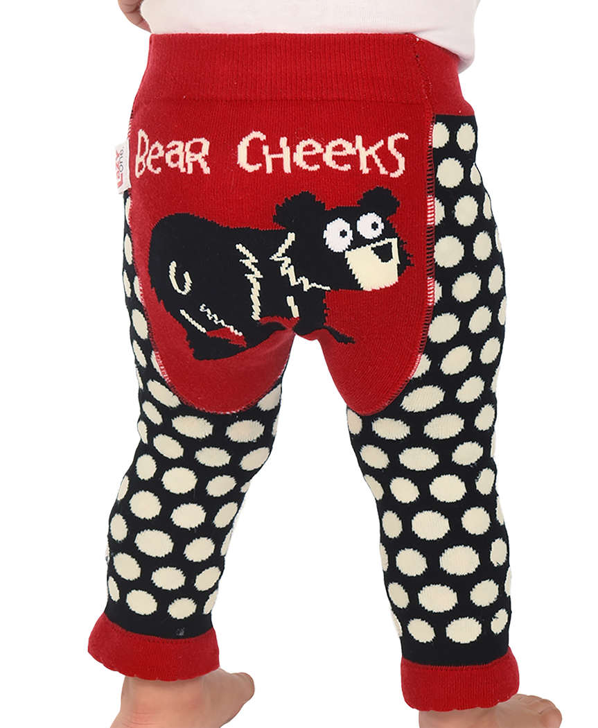 Bear Cheeks Infant Leggings LazyOne