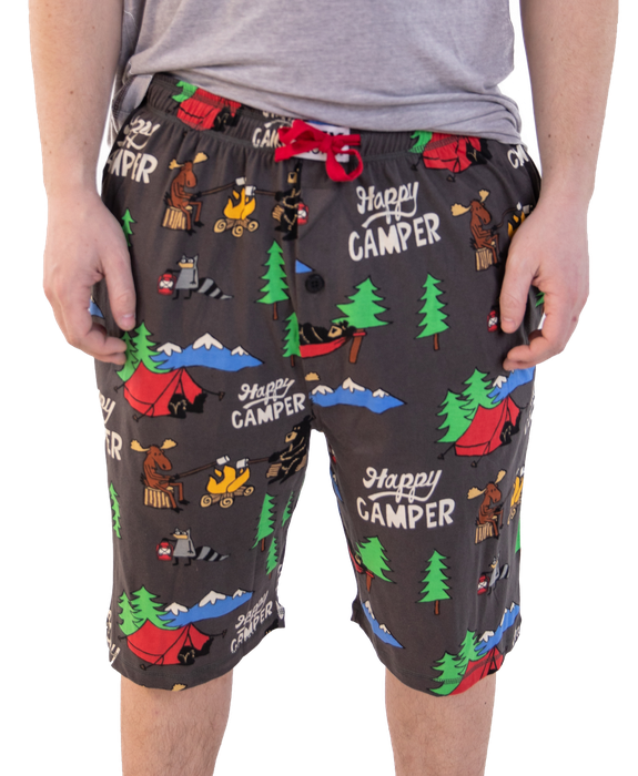 Happy Camper Men's Pajama Shorts LazyOne