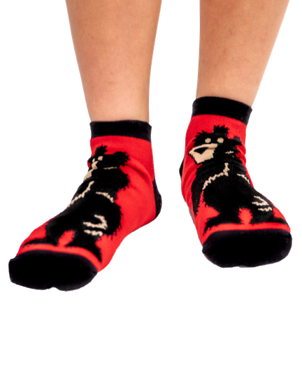 LazyOne Unisex Unstable in the Morning Adult Slipper Socks One Size