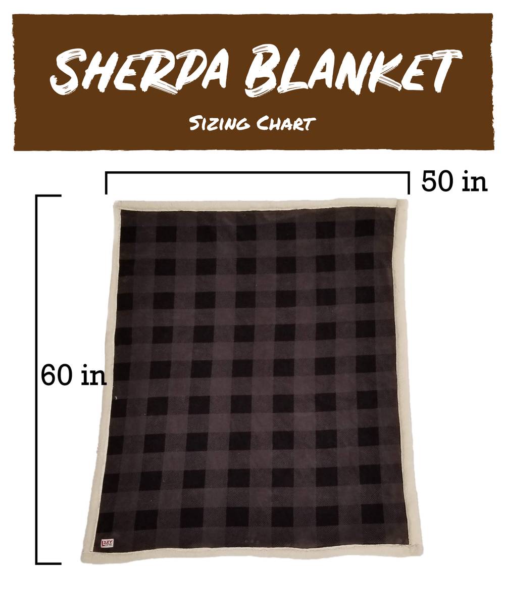 Red Plaid Sherpa Throw Blanket LazyOne