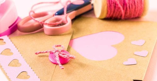 Making Homemade Valentine Cards