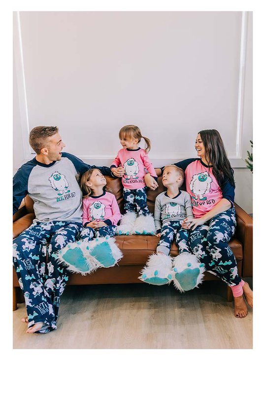 Matching Family PJ Sets - Yeti for Bed