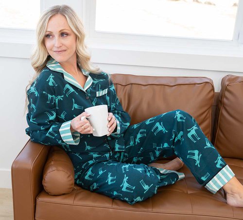 Button Down Pajama Sets