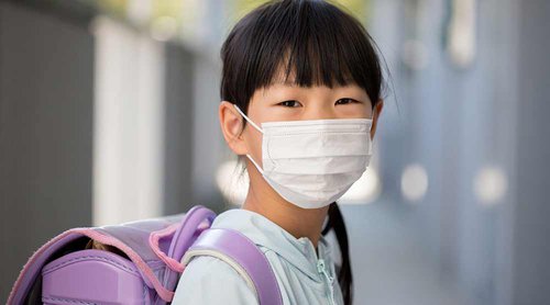 Kid taking tour of classroom