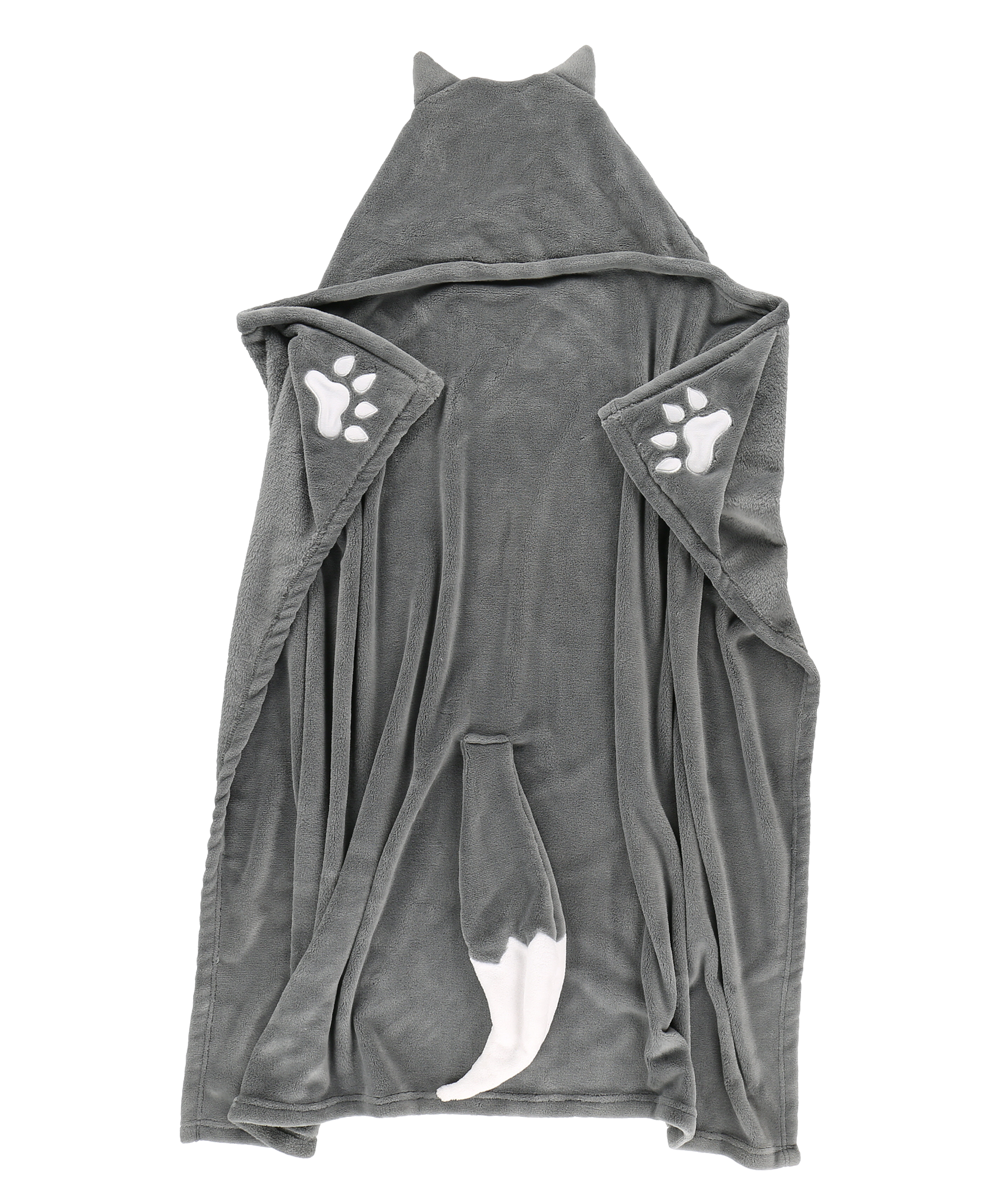 wolf hooded blanket