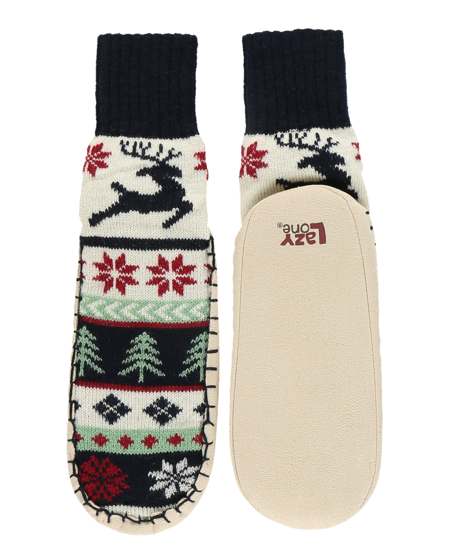 Reindeer Fair Isle Short Mukluk