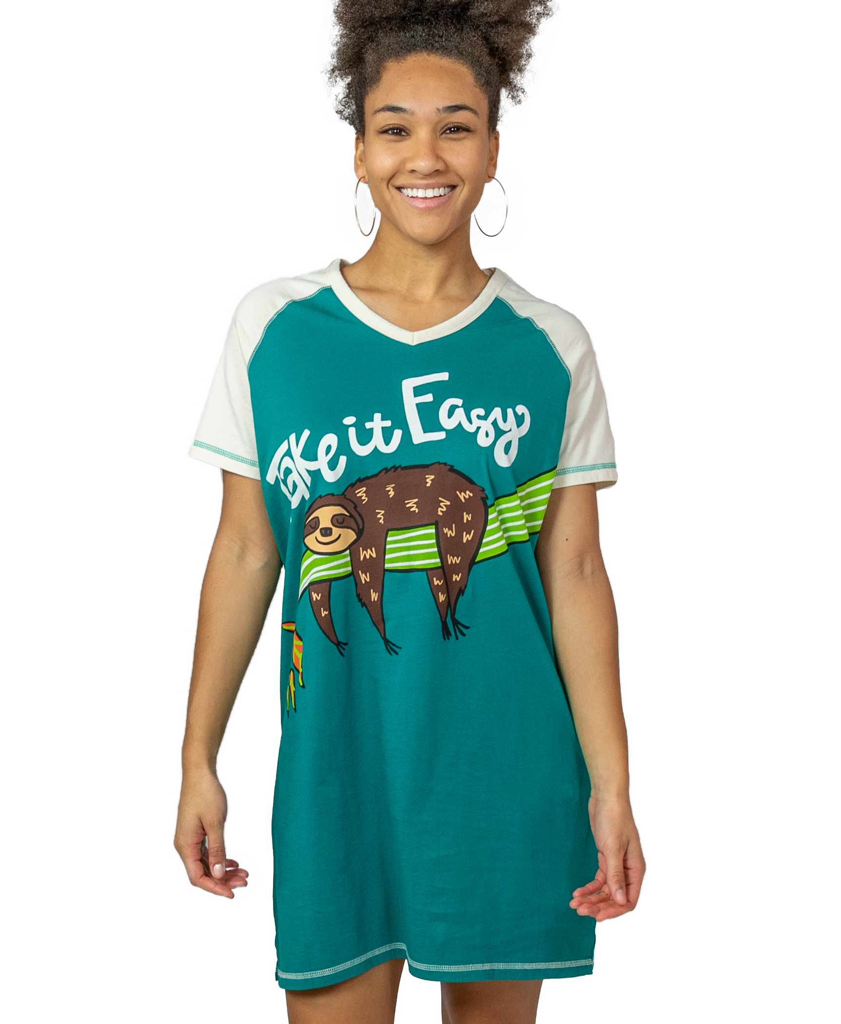 V-Neck Nightshirt 